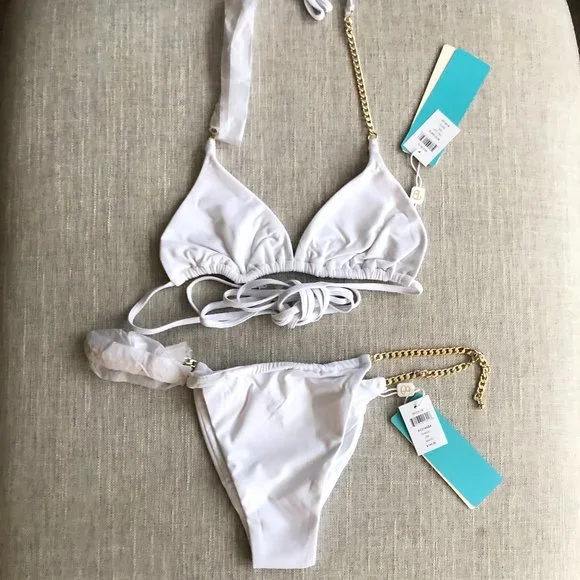 Beach Bunny Brooklyn bikini set (size L) NWT - Picture 8 of 10